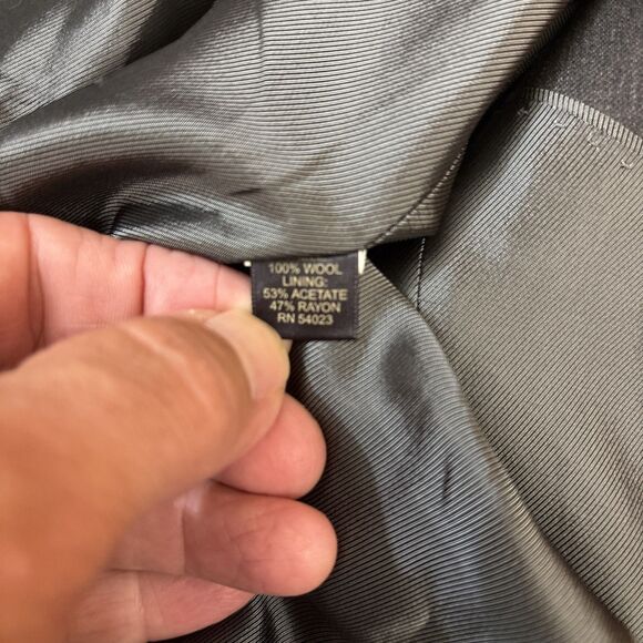 Banana Republic Cerruti 1881 Mens Suit 42L 33W 34I (42L 335W 33I) - Picture 11 of 16